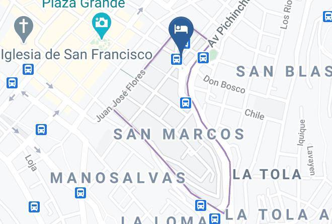 Distrito Metropolitano De Quito - Hotel Colonial San Martin Maps