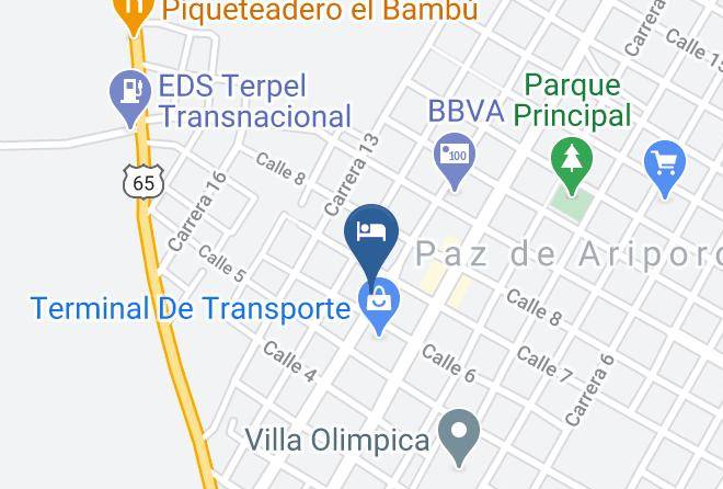 Hotel Colonial Sol Y Luna Map