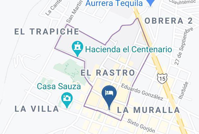 Tequila - Hotel Colonial Maps