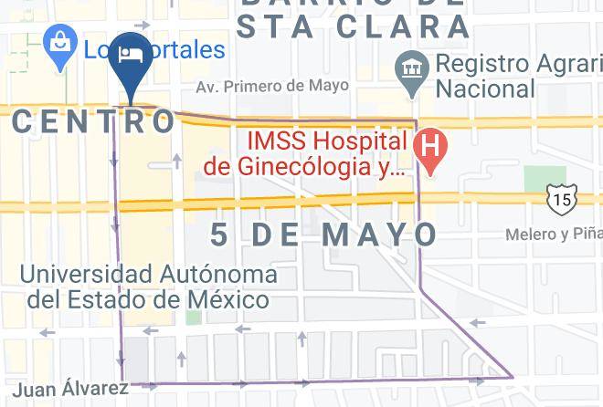 Toluca - Hotel Colonial Maps