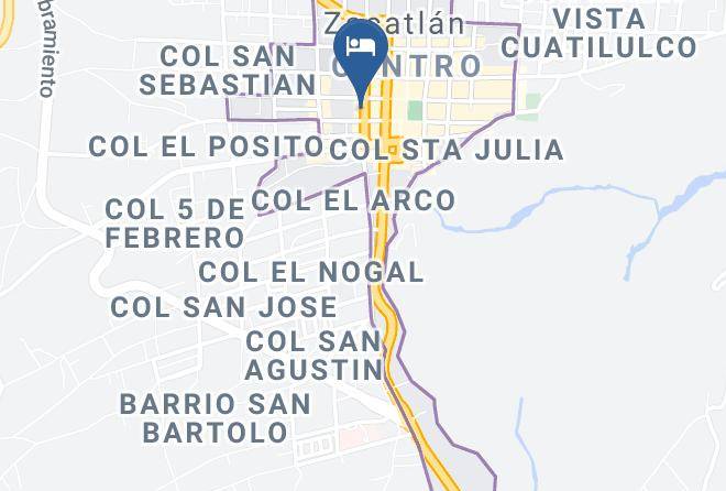 Zacatlan - Hotel Colonial Maps