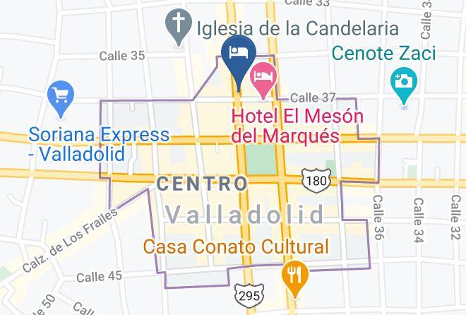 Valladolid - Hotel Colonial Zaci By Guruhotel Maps