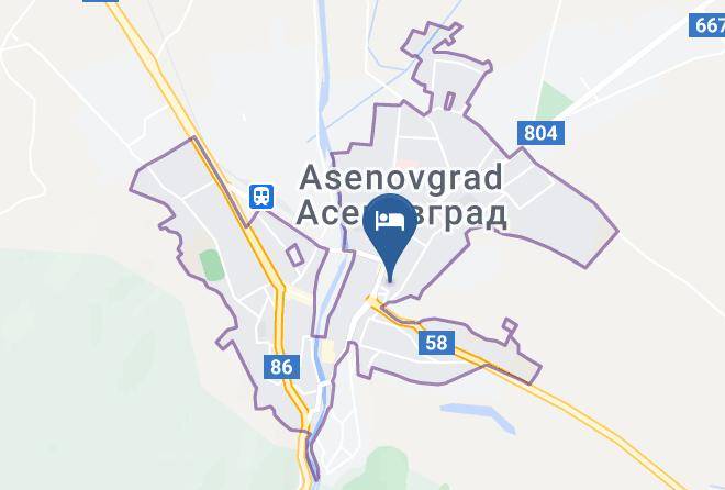 Asenovgrad - Hotel Color Maps