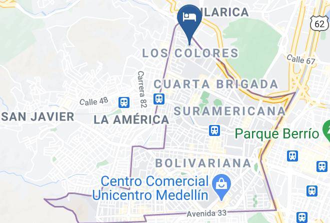 Medellin - Hotel Colores Boutique Maps