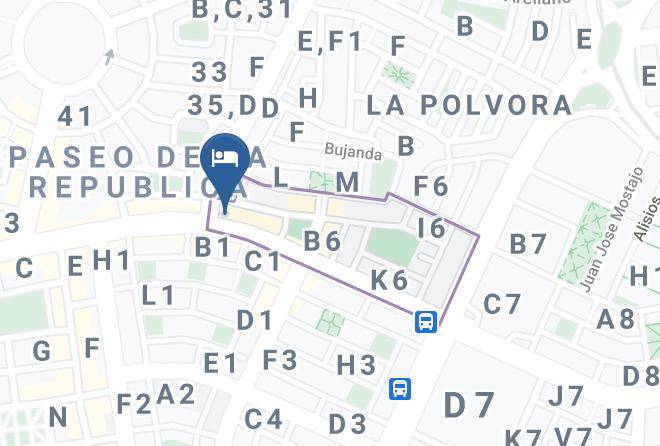 La Victoria - Hotel Colors Maps