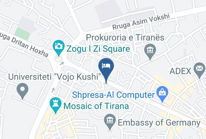 Tirana - Hotel Colosseo Tirana Maps