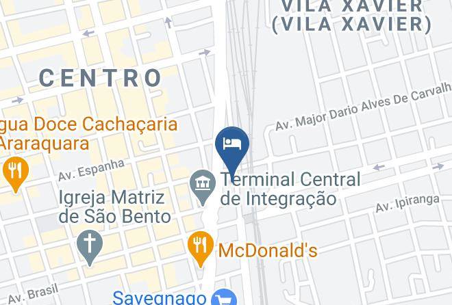 Araraquara - Hotel Coluccio Maps