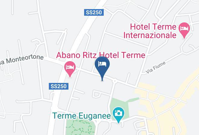 Padua - Hotel Columbia Terme Maps