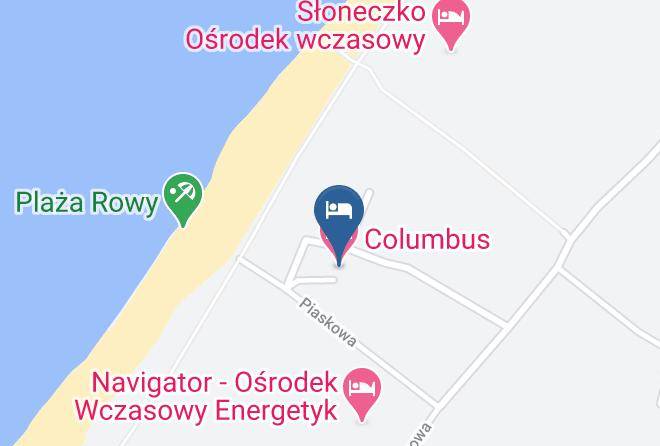 Slupski - Hotel Columbus Rodzinne Wakacje Maps