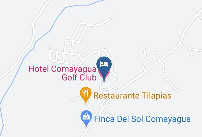 Comayagua - Hotel Comayagua Golf Club Maps