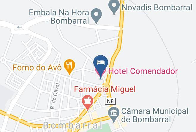 Bombarral - Hotel Comendador Maps