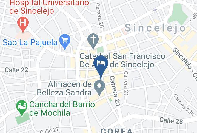 Sincelejo - Hotel Comercial Maps