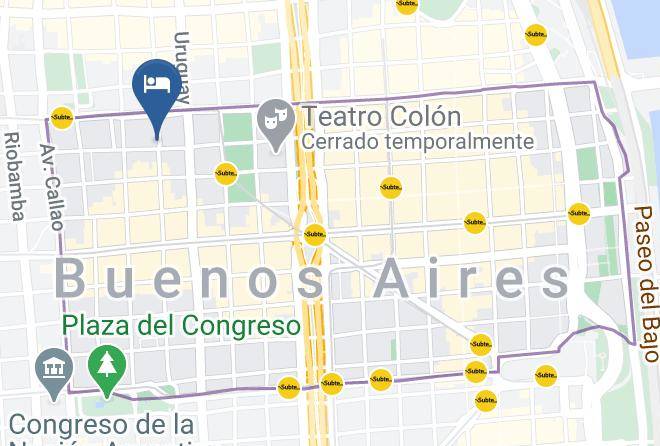 San Nicolas - Hotel Comfort Baires Maps