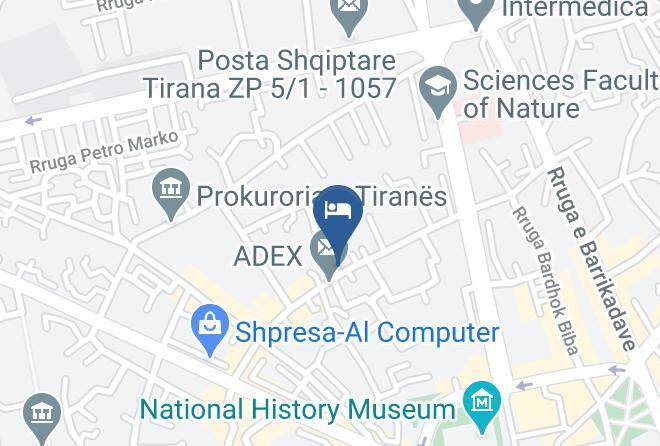 Tirana - Hotel Comfort Maps