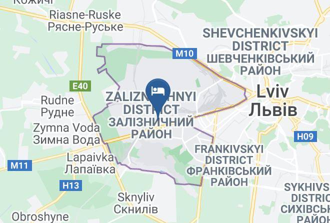 Lviv - Hotel Comfort Maps