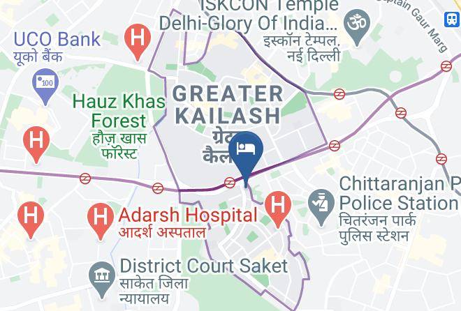 New Delhi - Hotel Comfort Zone Maps