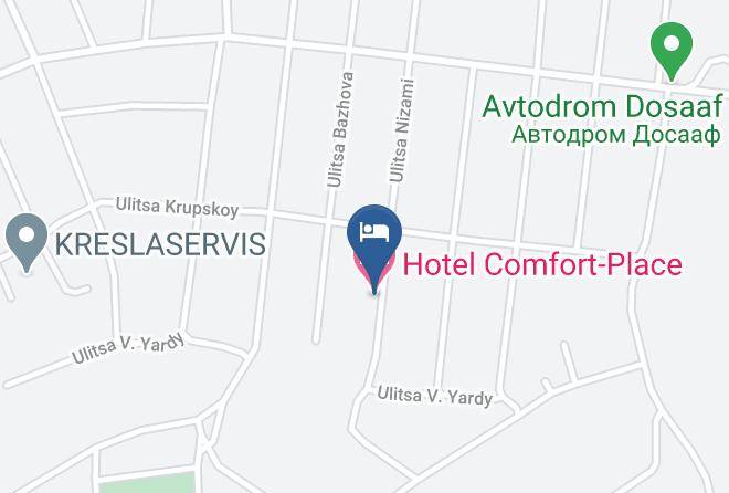 Hotel Comfort Place Map