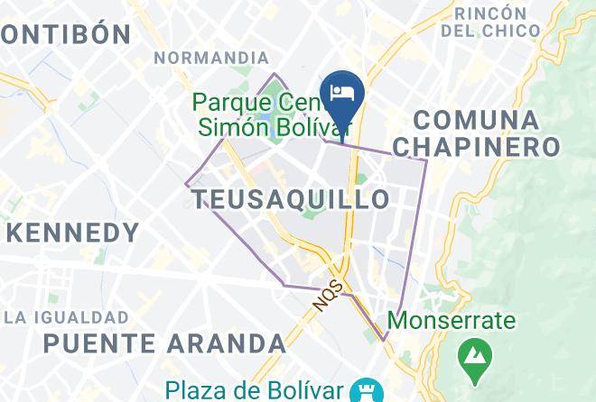 Bogota - Hotel Comic City Maps