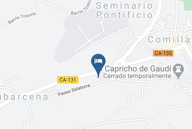 Rubarcena - Hotel Comillas Maps