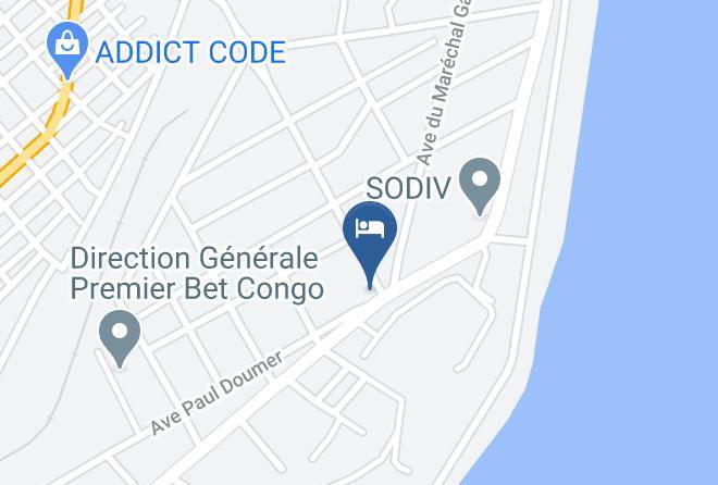 Brazzaville - Hotel Commodore Maps