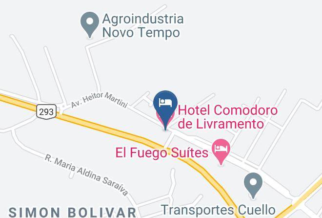 Hotel Comodoro De Livramento Map