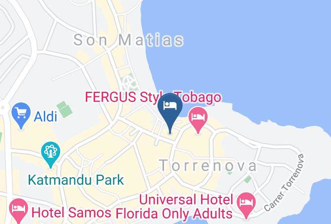 Baleares - Hotel Seramar Comodoro Playa Maps