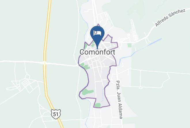 Comonfort - Hotel Comonfort Maps