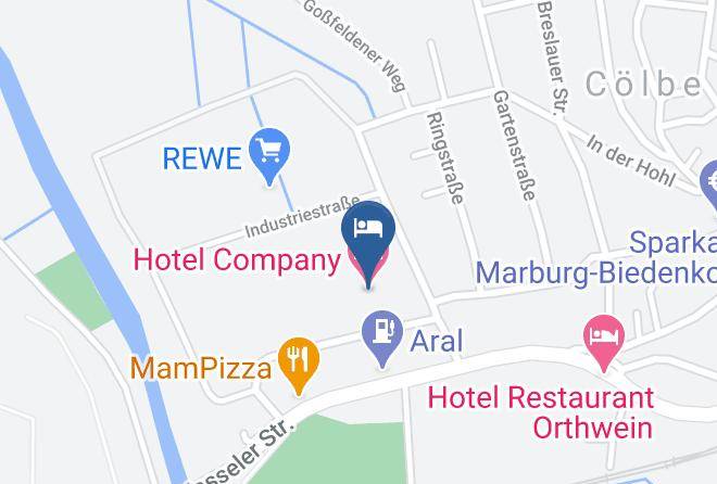 Marburg Biedenkopf - Hotel Company Maps