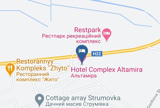 Lutsk Raion - Hotel Complex Altamira Maps