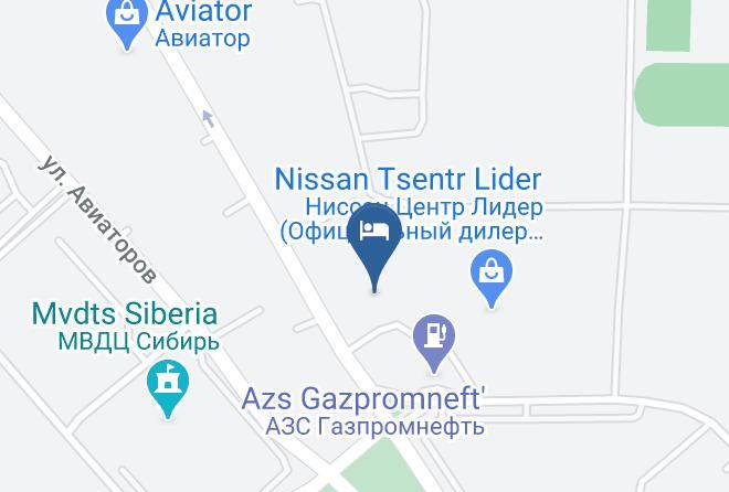 Krasnoyarsk - Hotel Complex Aviator Maps