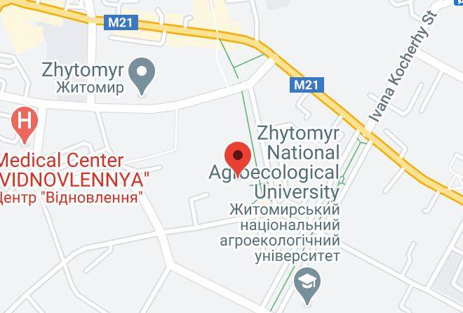Zhytomyr - Hotel Complex Gayki Maps