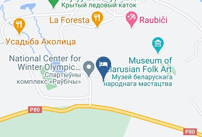 Minskiy Rayon - Hotel Complex Of Olimpic Sport Centre Raubichi Maps