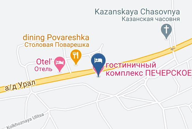 Syzransky District - Hotel Complex Pecherskoe Maps