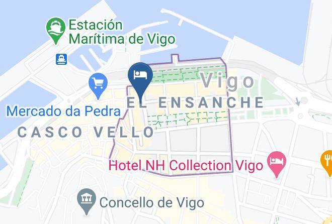 Pontevedra - Hotel Compostela Maps