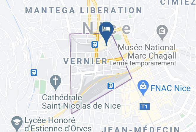 Maritime Alps - Hotel Comte De Nice Maps