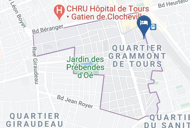 Indre Et Loire - Hotel Comte Maps