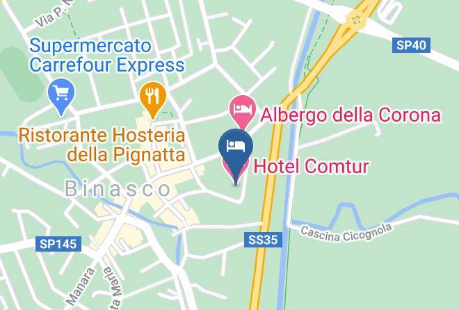 Milan - Hotel Comtur Maps