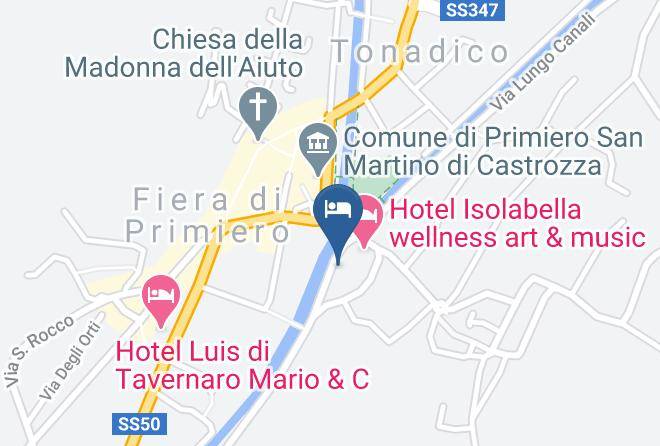 Albergo Conca Verde Map