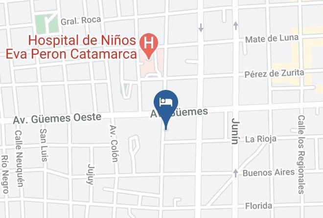 Catamarca City - Hotel Concepcion Maps