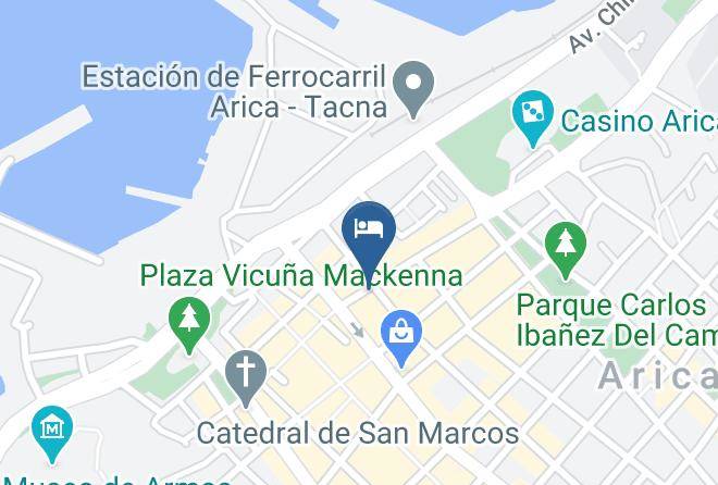 Arica Province - Hotel Concorde Maps