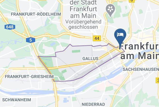 Frankfurt Am Main - Hotel Concorde Maps