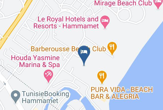 Tunisia - Hotel Concorde Marco Polo Maps