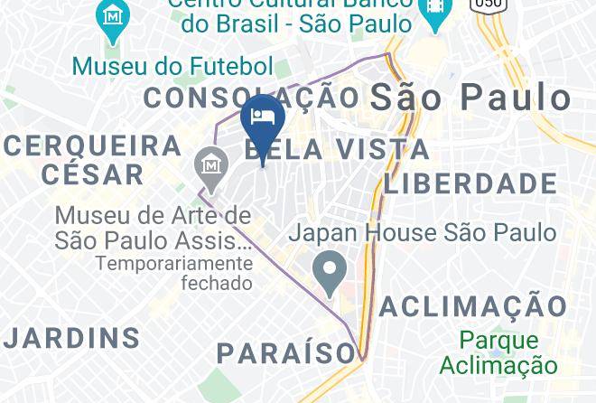 Sao Paulo Jardim Bela Vista - Hotel Concorde Maps