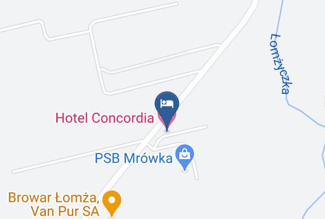 Lomza - Hotel Concordia Maps