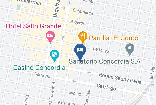 Concordia - Hotel Concordia Maps