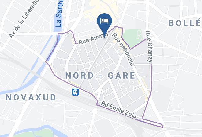 Sarthe - Hotel Concordia Le Mans Centre Gare Maps