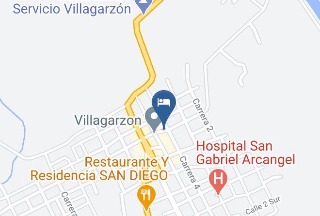 Villagarzon - Hotel Condagua Maps