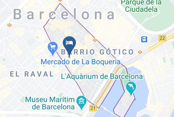 Barcelona - Hotel Condal Barcelona Maps
