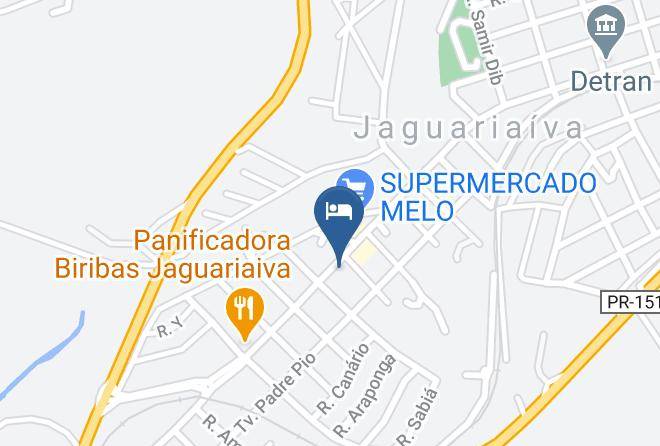 Jaguariaiva - Hotel Conde Alemao Maps