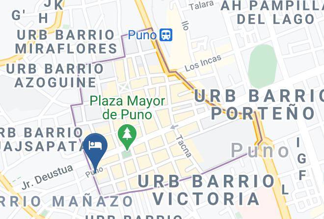 Puno - Hotel Conde De Lemos Maps